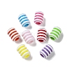 Opaque Acrylic European Beads SACR-P031-12A-1