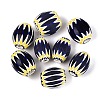 Handmade Millefiori Glass Barrel Beads LS-LA-N002-32B-1