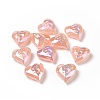 Opaque Acrylic Beads OACR-A010-08B-3