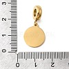 304 Stainless Steel Sapphire Rhinestone European Dangle Charms STAS-D153-06B-G-3