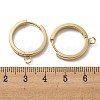 201 Stainless Steel Huggie Hoop Earrings Findings STAS-A167-01P-G-3