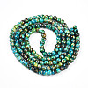 Baking Paint Glass Beads Strands X-DGLA-N003-6mm-B08-2