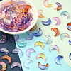 100Pcs 5 Colors Glass Pendants GLAA-CJ0001-64-8