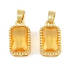 Brass & Glass Pendants GL-CBA96FD-02G-01-1