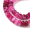 Natural Banded Agate Beads Strands G-F790-I01-01K-4