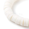 Polymer Clay Heishi Beaded Stretch Rings RJEW-JR00346-4