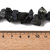 Natural Black Tourmaline Beads Strands G-I283-F12-5