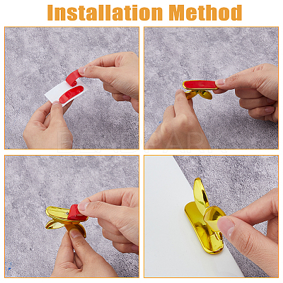 6Pcs 3 Colors Plastic Toilet Lid Handle FIND-FH0009-34-1