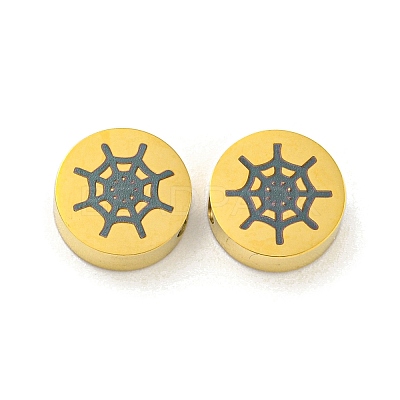 Halloween Theme 304 Stainless Steel Beads STAS-M069-01D-G-1
