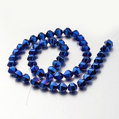 Electroplate Non-magnetic Synthetic Hematite Bead Strands G-F300-29B-05-1