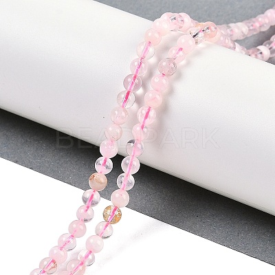 Natural Lodolite Quartz Beads Strands G-B125-M02-01-1