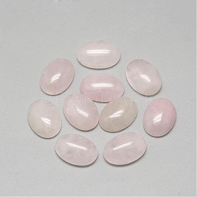 Natural Rose Quartz Cabochons G-R415-13x18-48-1