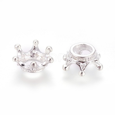 Tibetan Style Alloy Bead Caps PALLOY-WH0054-02S-1