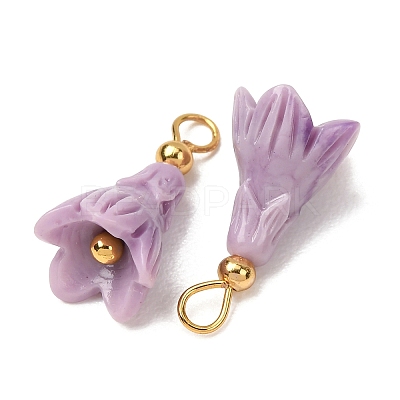 Dyed Synthetic Coral Pendants GG-CBAC295-03G-06-1