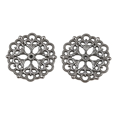 Tibetan Style Filigree Joiners Links TIBE-A11623-B-LF-1