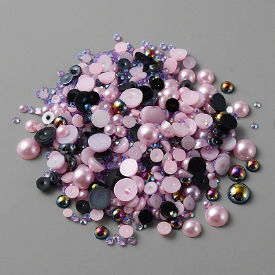 Half Round Cabochons Set FIND-WH0033-78X-1