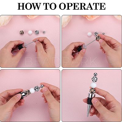 18Pcs Beadable Wine Stoppers FIND-SZ0003-57-1