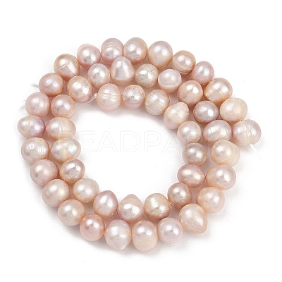 Natural Cultured Freshwater Pearl Beads Strands PEAR-I007-07X-06E-1