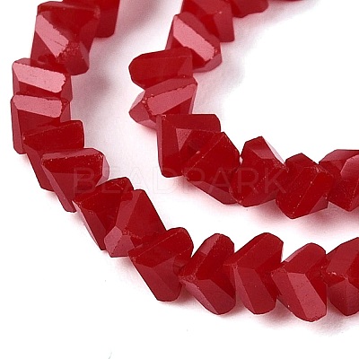 Opaque Glass Beads Strands GLAA-N019-3mm-10-1