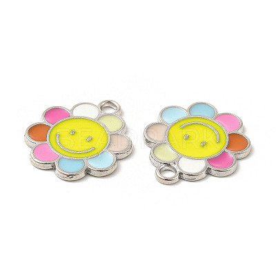 Alloy Enamel Pendants ENAM-B050-04P-02-1