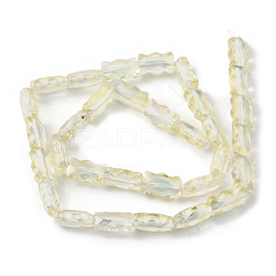 Electroplate Glass Beads Strands EGLA-L045-F-HR02-1