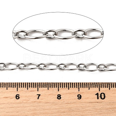 304 Stainless Steel Oval Link Chains CHS-C018-04P-1
