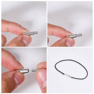 10Pcs Brass Screw Clasps KK-CA0002-71-1