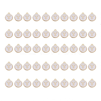 Golden Plated Alloy Charms ENAM-SZ0001-25A-Y-1