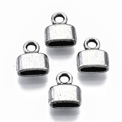 Tibetan Style Alloy Metal Cord Ends TIBE-N011-030AS-RS-1