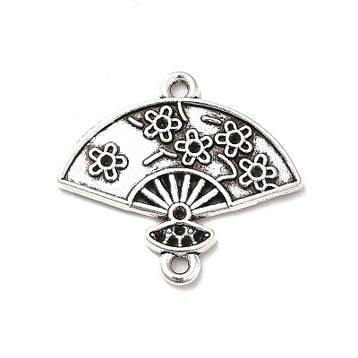 Tibetan Style Alloy Connector Charms PALLOY-M198-29AS-1