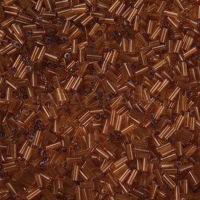 Transparent Glass Bugle Beads SEED-N005-001-C07-1