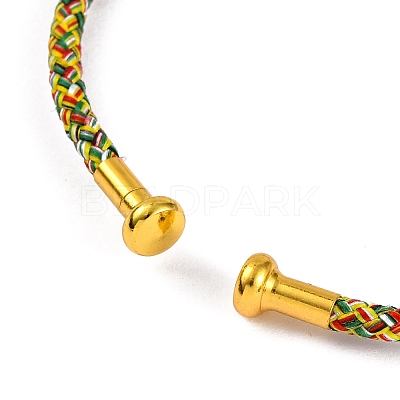 Braided Carbon Steel Wire Bracelet Making MAK-A017-B57-1