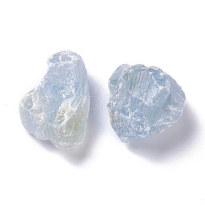 Rough Raw Natural Celestite/Celestine Beads G-C231-07-1