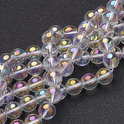 Natural Gemstone Beads Strands GSR8mmA187-1