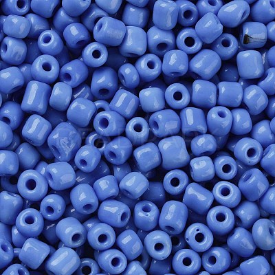 6/0 Glass Seed Beads SEED-US0003-4mm-43B-1
