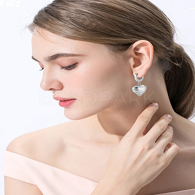 1 Pair Brass Hoop Earrings EJEW-LP0007-123P-1