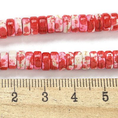 Baking Paint Synthetic Turquoise Beads Strands G-H060-02B-12-1