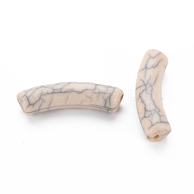 Opaque Crackle Acrylic Beads MACR-S372-002N-006-1