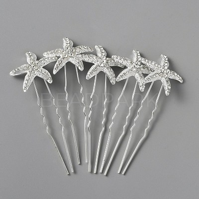 Wedding Bridal Hair Forks OHAR-WH0021-13C-S-1