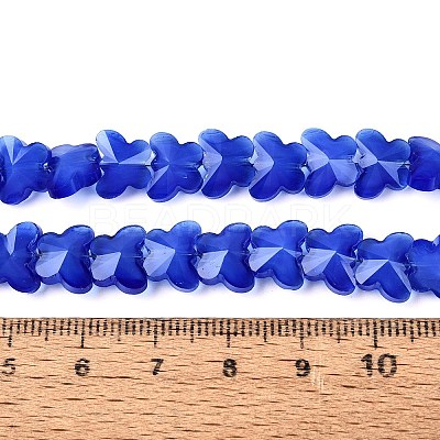 Opaque Glass Beads Strands GLAA-N073-01G-1
