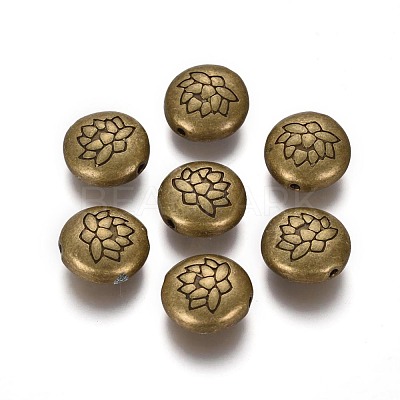 Tibetan Style Alloy Beads X-TIBEB-Q067-08AB-NR-1
