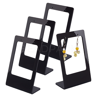 Acrylic Earring Display Stands EDIS-WH0012-46A-1