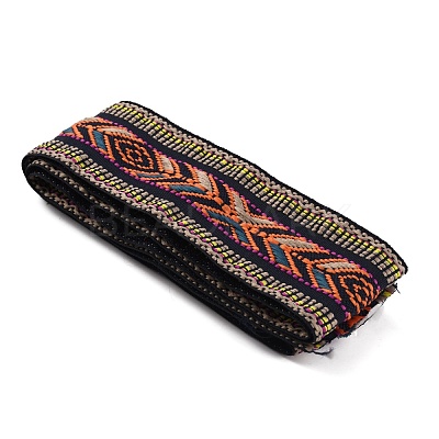 Ethnic Style Polyester Ribbons OCOR-WH0074-39-1