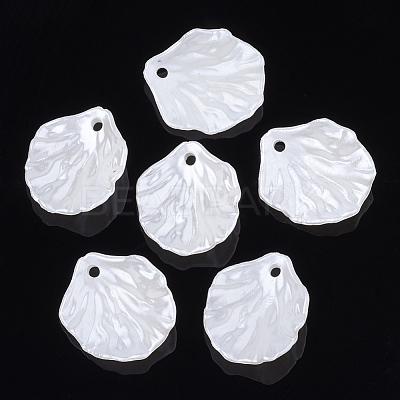 ABS Plastic Imitation Pearl Pendants X-OACR-S020-12-1