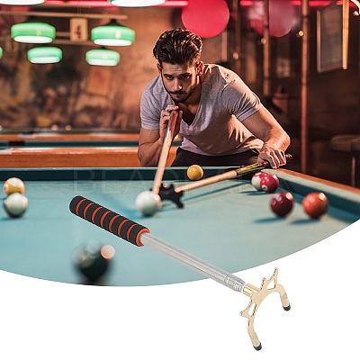 Stainless Steel Billiard Bridge Retractable Pool Stick STAS-WH0023-28-1