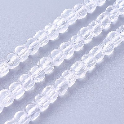 Grade A Natural Quartz Crystal Beads Strands G-F619-34-1