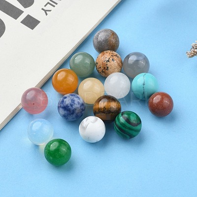 Natural & Synthetic Gemstone Stone Beads G-S117-10mm-M-1