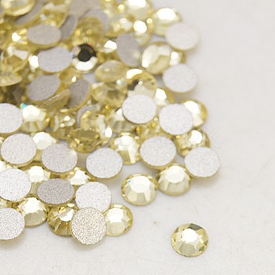 Glass Flat Back Rhinestone RGLA-C002-SS30-213-1