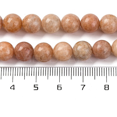 Natural Orange Quartz Beads Strands G-P551-A01-03-1
