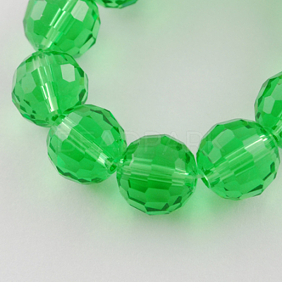 Transparent Glass Bead Strands GLAA-R095-12mm-M-1